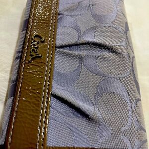 Purple Coach wallet